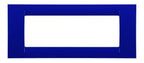 GEWISS GW22176 Abdeckrahmen System Virna 6M Jazz Blau