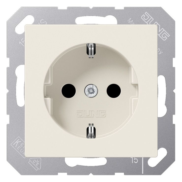 Jung A 1521 BF SCHUKO®-Steckdose 16 A 250V ~ Schraubklemmen Thermoplast Serie