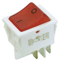 Bachmann 924.096 Wippenschalter w/rot Serie 3652 2pol Ausschalter bel.