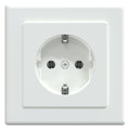 Mert MEG 2301-1425 SCHUKO-Steckdose StK volle Platte aktivweiß glänz. M-SMART
