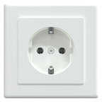 Mert MEG 2301-1425 SCHUKO-Steckdose StK volle Platte aktivweiß glänz. M-SMART