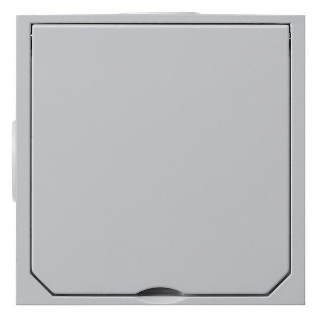 GIRA 011800 Fußbodenleergehäuse UP Klappdeckel Alu-Druckguss