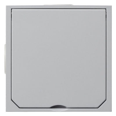 GIRA 011800 Fußbodenleergehäuse UP Klappdeckel Alu-Druckguss