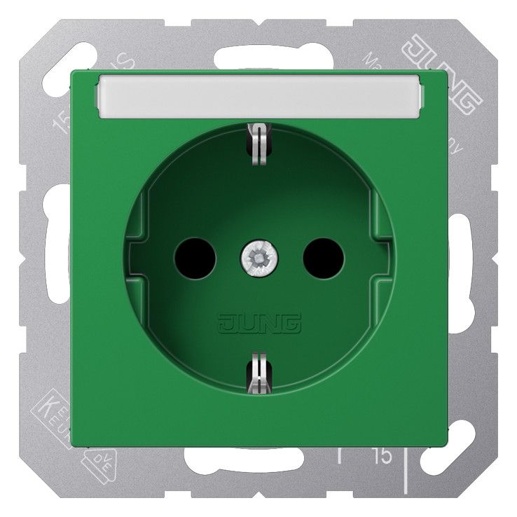 Jung A 1520 BFNA GN SCHUKO-Steckdose 16A 250V SF bruchs.