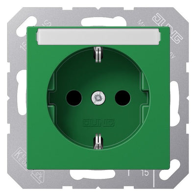 Jung A 1520 BFNA GN SCHUKO-Steckdose 16A 250V SF bruchs.