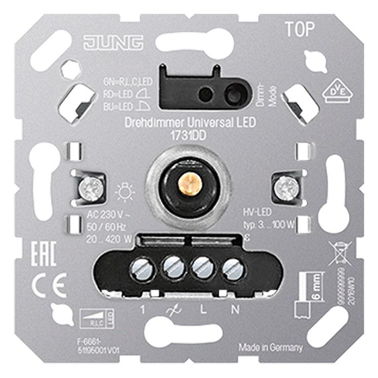 Jung 1731DD Drehdimmer Universal LED