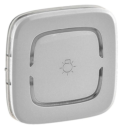 Legrand 755384 Wippe BUS/SCS m.Symbol Licht 2M Valena Allure Aluminium