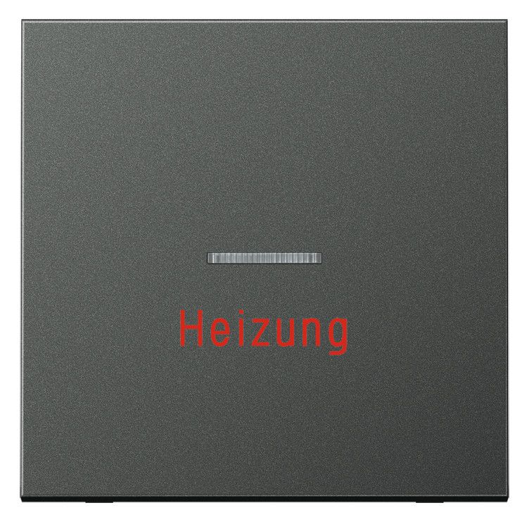 Jung AL2990HAN Wippe Heizung Notschalter m.Lichtleiter LS Aluminium anthrazit