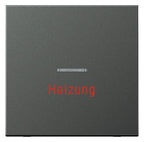 Jung AL2990HAN Wippe Heizung Notschalter m.Lichtleiter LS Aluminium anthrazit