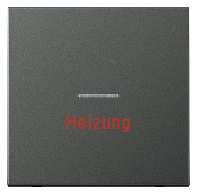 Jung AL2990HAN Wippe Heizung Notschalter m.Lichtleiter LS Aluminium anthrazit