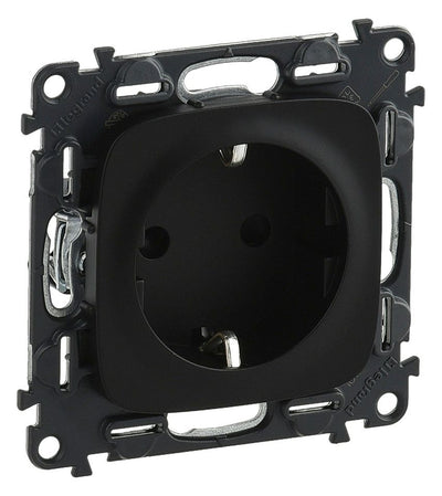 Legrand 754888 Schuko Steckdose m.erh. Ber.schutz Valena Allure schwarz