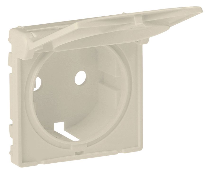 Legrand 754841 Abdeckung Schuko Steckdose Klappd. Valena Life mandelweiß