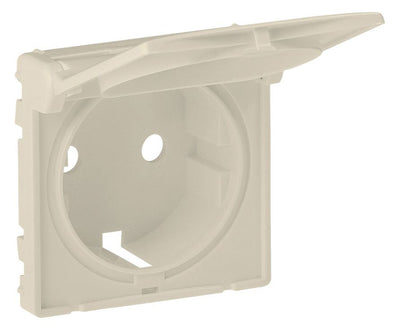 Legrand 754841 Abdeckung Schuko Steckdose Klappd. Valena Life mandelweiß