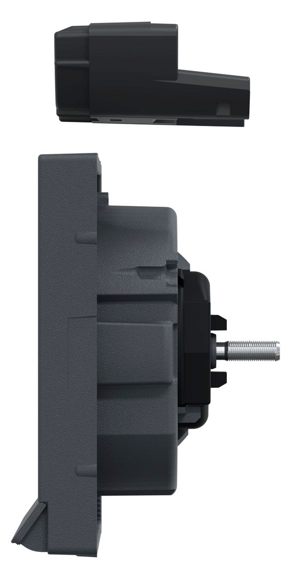 Mert MEG 2334-0414 Erweiterungsset LED f.Steckdose anthrazit System M