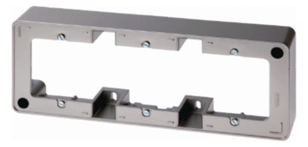 Berker 10316086 Aufputz-Rahmen 3fach Q.1 anthrazit samt lackiert
