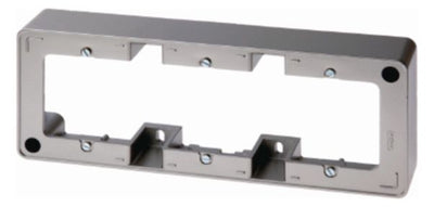 Berker 10316086 Aufputz-Rahmen 3fach Q.1 anthrazit samt lackiert