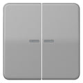 Jung CD595KO5BFGR Wippe Serienschalter m.Lichtleiter bruchsicher grau
