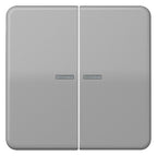 Jung CD595KO5BFGR Wippe Serienschalter m.Lichtleiter bruchsicher grau