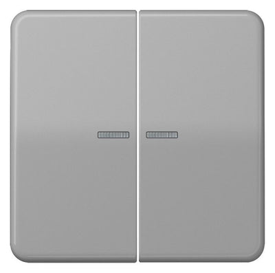 Jung CD595KO5BFGR Wippe Serienschalter m.Lichtleiter bruchsicher grau