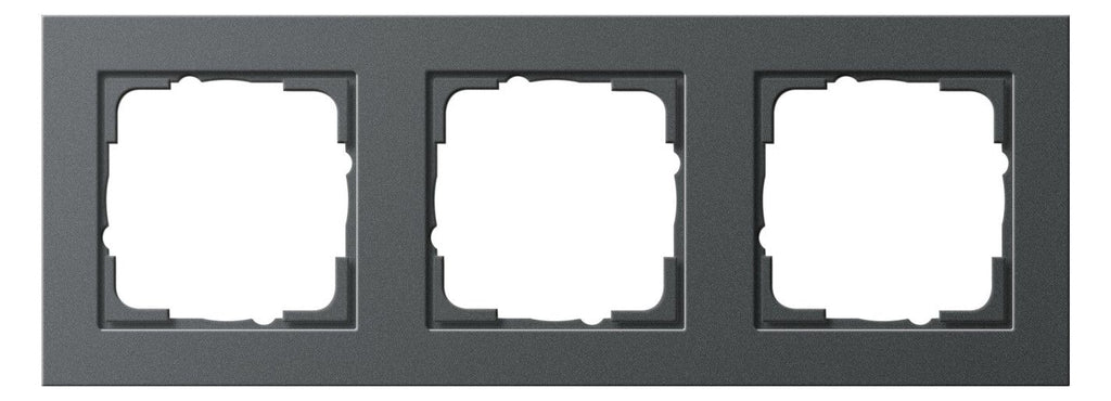GIRA 021323 Abdeckrahmen 3fach E2 Anthrazit