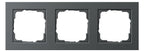 GIRA 021323 Abdeckrahmen 3fach E2 Anthrazit