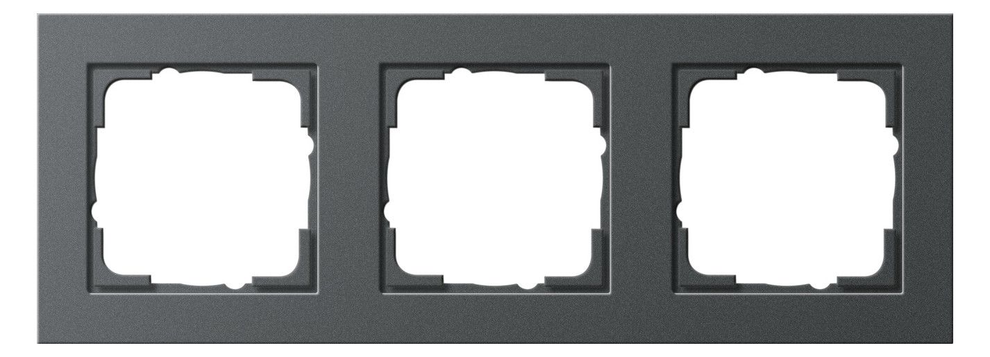 GIRA 021323 Abdeckrahmen 3fach E2 Anthrazit
