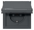GIRA 441067 SCHUKO-Steckdose Klappdeckel+BSF TX_44 Anthrazit