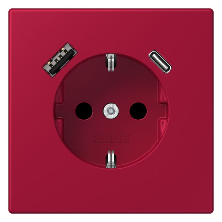 Jung LC1520-15CA229 SCHUKO-Steckd.m.USB Typ AC LC32100