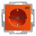 BJ 20 EUCB-14-914-10 SCHUKO Steckdose SV orange Busch-balance SI