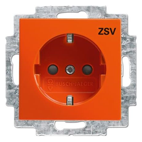 BJ 20 EUCB-14-914-10 SCHUKO Steckdose SV orange Busch-balance SI