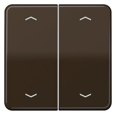 Jung CD595MPBR Wippe m.Symbolen Auf/Ab f.Taster BA Mittenstellung 2f braun