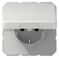 Jung CD1520BFKIKLLG SCHUKO Steckdose Klappd. erh.Ber.schutz bruchs. lichtgr