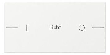 GIRA 862203 Wippe Wippenset 2f indiv.Tastsens.4.55 Reinweiß