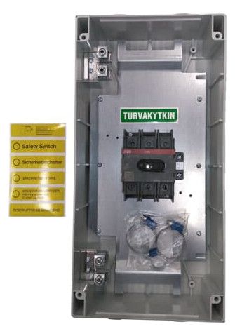 ABB OTE75TL3M EMV-Sicherheitsschalter 3p 37 kW 400V m.schwarzem 1SCA022812R4320