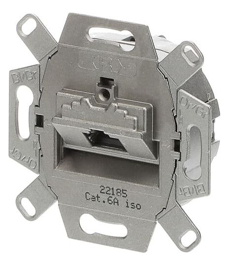 BJ 0218/11-101 UAE-Anschlussdosen Kat.6 1f metall