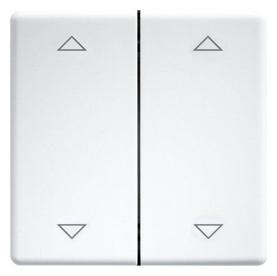 Eltako DW-FT55-wg+2P Doppelwippen 55er Design+E-Design55 reinweiß gl.30000985
