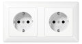 Jung AS1522WW Kabel-Kanal-SCHUKO- Steckdose 2fach alpinweiß