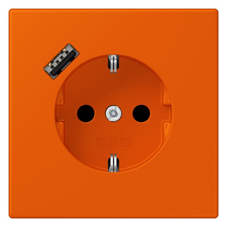 Jung LC1520-18A260 SCHUKO-Steckd.m.USB Typ A LC4320S