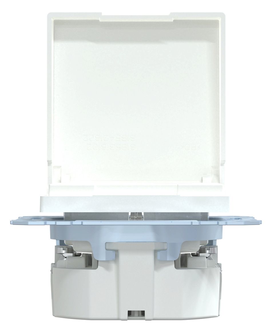 Mert MEG 2310-0325 SCHUKO-Steckdose BRS m.Klappdeckel StK aktivweiß glänz. Sys.M