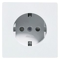 Eltako DSS55EOR-wg Schuko-Steckdose m.Oberteil rws glänzend 30056895