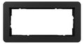 GIRA 1002153 Abdeckrahmen 2f o.M.Gira E1 Schwarz m