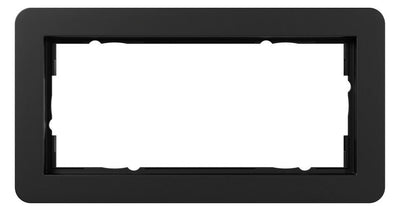 GIRA 1002153 Abdeckrahmen 2f o.M.Gira E1 Schwarz m