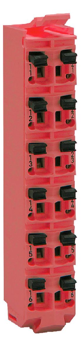Schneider TM5ACTB52FS Sicherheits- kodierte Reihenklemme 12Kontakte rot