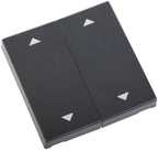 ELDAT RTS23-ACC-02-24P2 Wippe AUF/ZU 2x Format 55 anthrazit für Wandsender RTS23