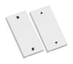 ELDAT RTS23-ACC-03-02P2 Wippe AUF/ZU + STOPP Format 55 weiß f.Wandsender RTS23