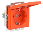 BJ 20 EUKB-14-914 SCHUKO Steckdose Klappdeckel Bs orange Busch-balance SI