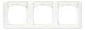 GIRA 109327 Abdeckrahmen 3fach waager. BSF Standard 55 Reinweiß seidenmatt