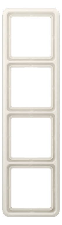 Jung CD584WUW Rahmen 4fach bruchsicher weiß