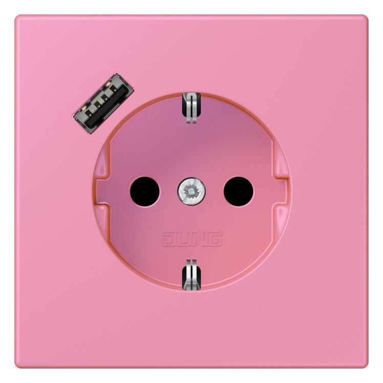 Jung LC1520-18A246 SCHUKO-Steckd.m.USB Typ A LC4320C