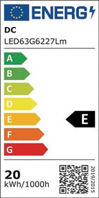 S&H 31377 LED-Allgebrauchsform 62x127mm matt E27 100-277VAC 120-269VDC 20W 3000K